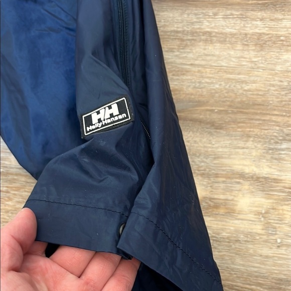 HH Helly Hansen VTG Navy Blue Weatherproof Shell Pants Men's Size XL Zip Sides - Picture 7 of 16